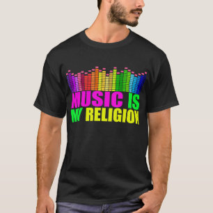 T-shirt La musique est ma chemise de Religiion