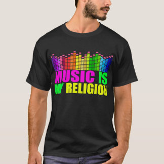 T-shirt La musique est ma chemise de Religiion
