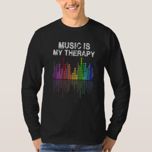 T-shirt La musique est ma thérapie Equalizer Musicale Mus