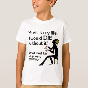 T-shirt La musique est ma vie