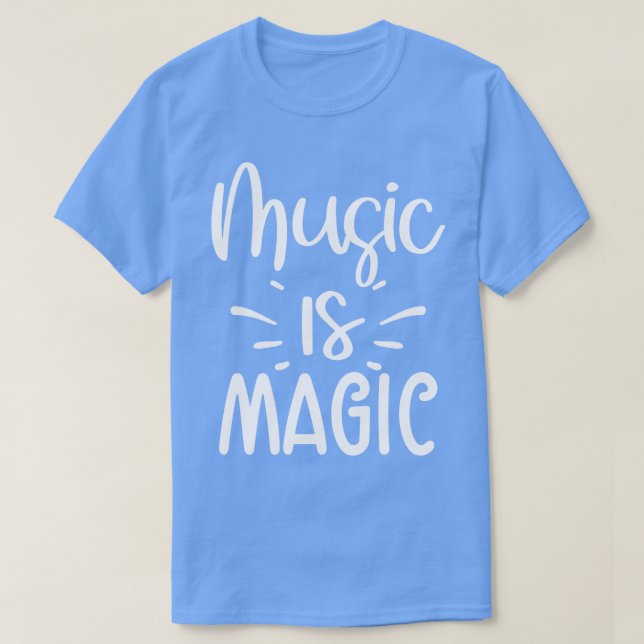 T-shirt La musique est magique (Design devant)