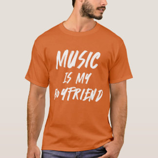 T-shirt La musique est mon copain drôle