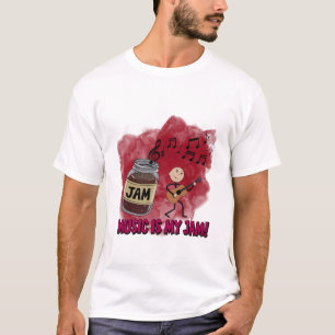 T-shirt La Musique Est Mon Jam Purple