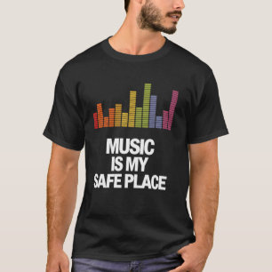 T-shirt La musique est mon refuge
