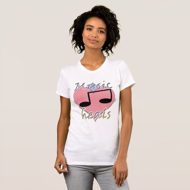 T-shirt La musique guérit (Devant entier)