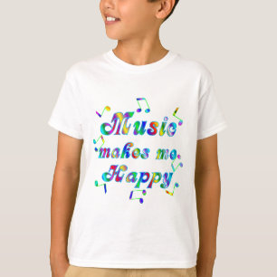 T-shirt La musique me rend heureux