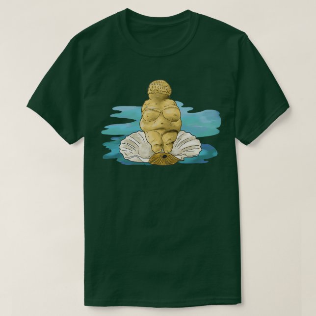 T-shirt La naissance de Vénus von Willendorf (Design devant)