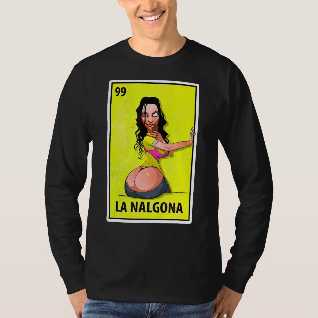 T-shirt La Nalgona Mexicaine Parodie Loterie 1 (Devant)