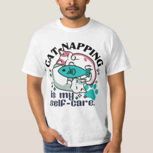 T-shirt La Nappage De Chats Est Mon Soin Personnel : Chats