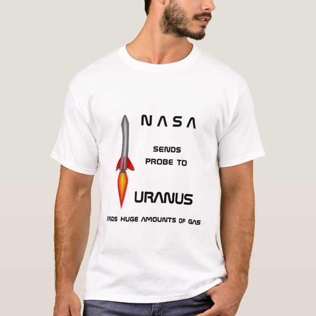 T-shirt La NASA sonde des MONTANTS CONSIDÉRABLES de (Devant)