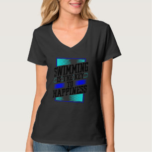 T-shirt La natation est la clé du bonheur Équipe de natati