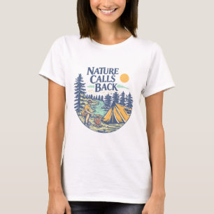 T-shirt La nature appelle en retour
