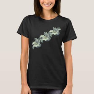 T-shirt La nature des fleurs de l'Hibiscus blanc