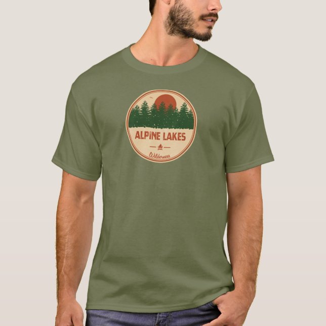 T-shirt La nature des lacs alpins (Devant)