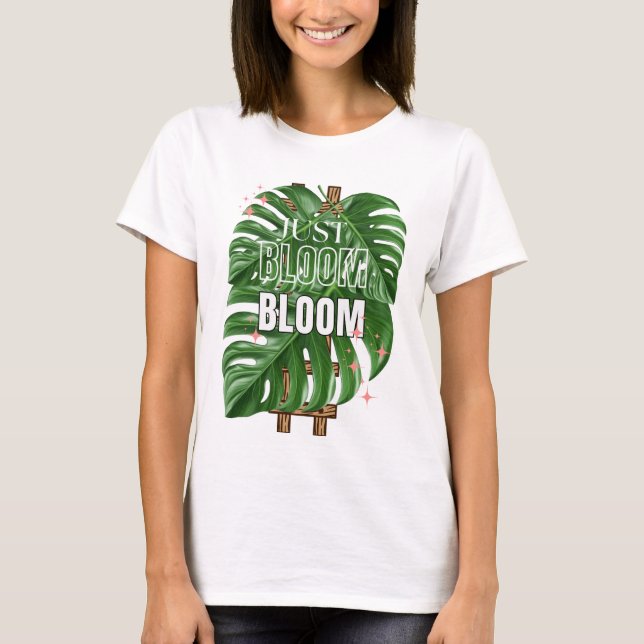 T-shirt "La nature est toujours avec moi" (Devant)