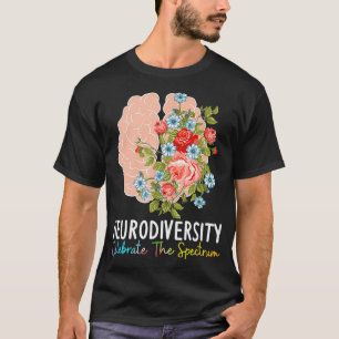 T-shirt La Neurodiversité Célèbre Le Cerveau TDAH Spectrum