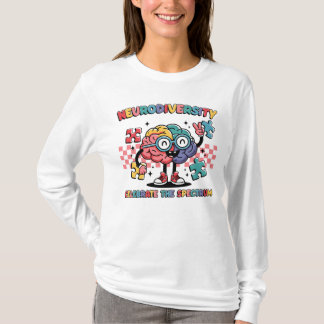 T-shirt La Neurodiversité Célèbre Le Puzzle Du Cerveau Spe