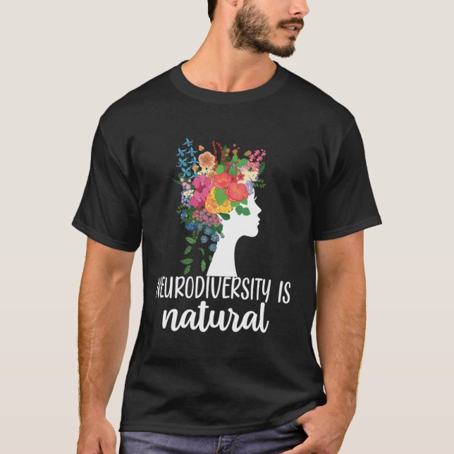 T-shirt La neurodiversité est l'autisme naturel Neurodiver (Devant)