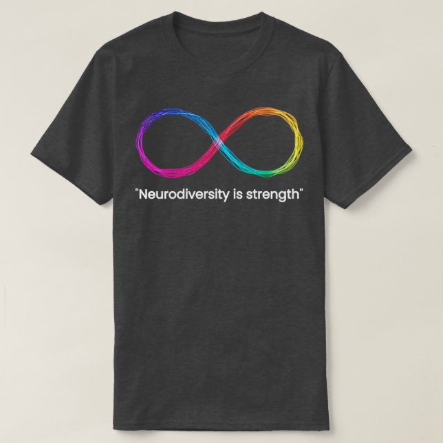 T-shirt La neurodiversité est une force (Design devant)