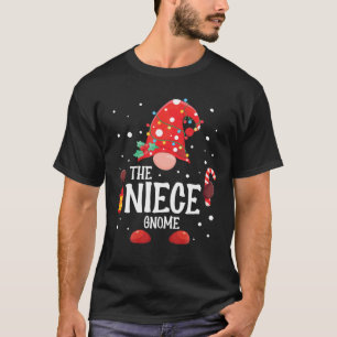 T-shirt La Nièce Gnome Matching Family Christmas Gnome