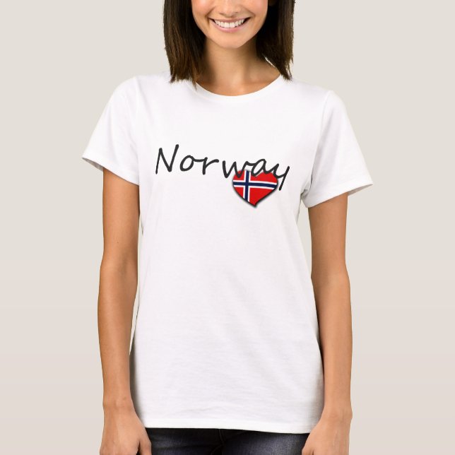 T-shirt La Norvège aimante (Devant)