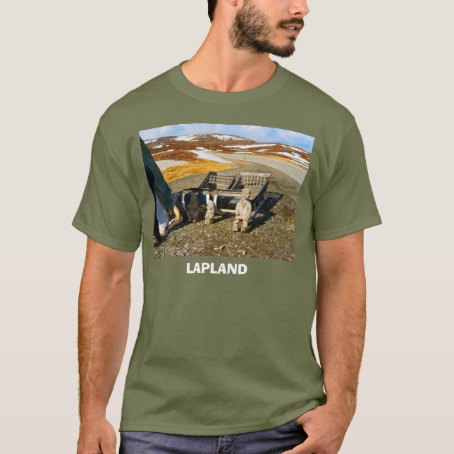 T-shirt La Norvège, Laponie, règlement de Sami (Devant)