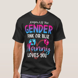 T-shirt La Nounou Rose Ou Bleue Vous Aime Garder Du Sexe