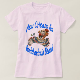 T-shirt La Nouvelle-Orléans comme plage de Pontchartrain