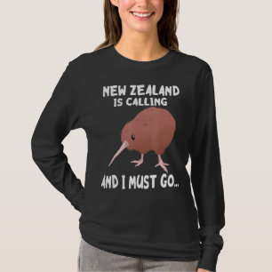 T-shirt La Nouvelle-Zélande Appelle Kiwi Bird Wildlife Ani