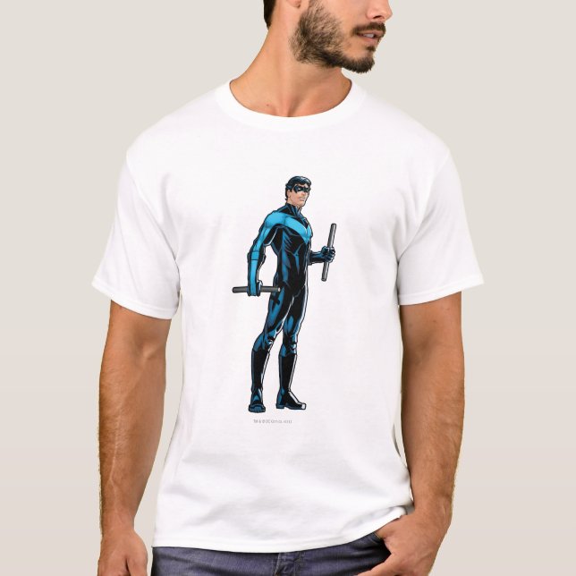 T-shirt La nuit a l'air juste (Devant)
