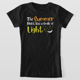T-Shirt La nuit d'été a un sourire léger