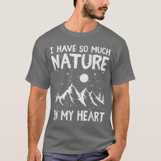 T-shirt La Nuit Étoffe Tant De Nature Dans Mon Coeur Natur