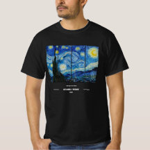 T-Shirt La Nuit étoilée de Vincent Van Gogh