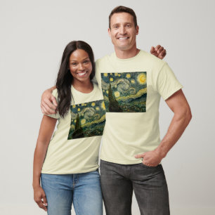 T-shirt La nuit étoilée de Vincent van Gogh (1889)