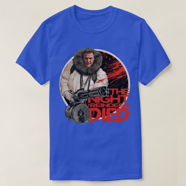 T-shirt La Nuit Le Rindeer Est Mort Scroogue (Design devant)