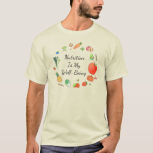 T-shirt La nutrition est mon bien-être