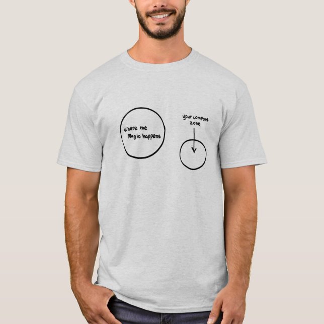 T-shirt Là où la magie se produit (Devant)