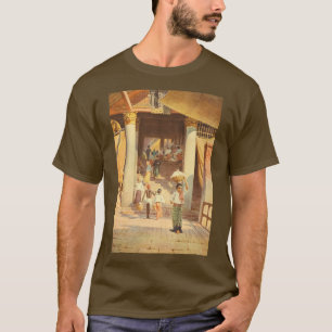 T-shirt La Pagode Steps Rangoon Yangon du livre x27