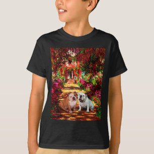 T-shirt La Paire Anglaise De Bulldog - Le Chemin