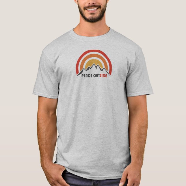 T-shirt La Paix À L'Extérieur (Devant)