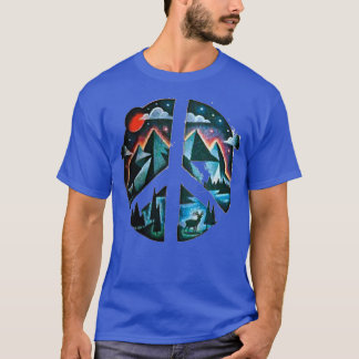 T-shirt La Paix Dans Le Tribale Sauvage