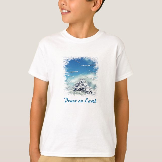 T-shirt La paix des enfants sur Terre (Devant)
