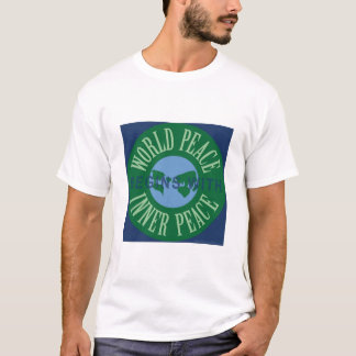 T-shirt La paix du monde commence par l'habillement