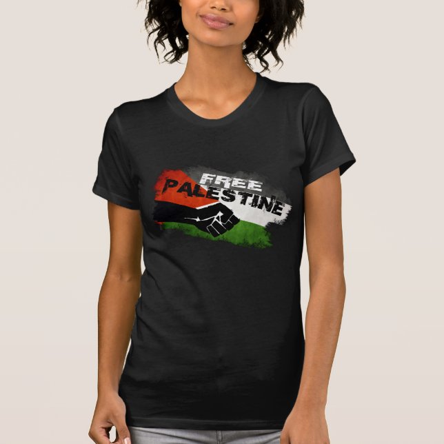 T-shirt La Palestine libre (Devant)