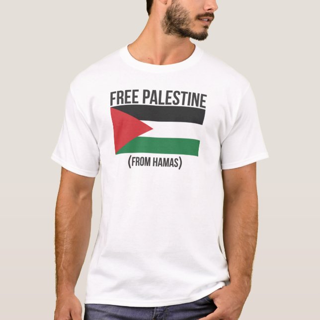 T-shirt La Palestine libre de Hamas (Devant)