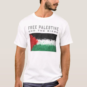 T-shirt La Palestine libre - finissez le siège
