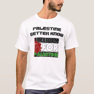 T-shirt La Palestine meilleure savent