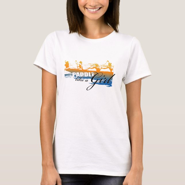 T-shirt La palette aiment une fille (Devant)