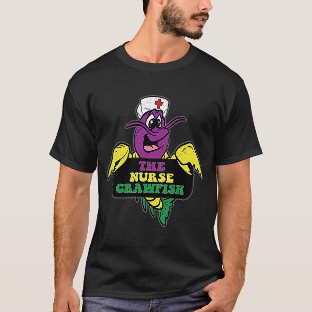 T-shirt La Parade du carnaval de Mardi Gras Nurse RN L (Devant)