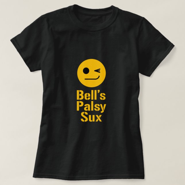 T-shirt la paralysie de la cloche (Design devant)